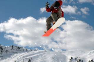 Snowboardfahrer Wintersport